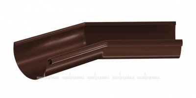 Угол желоба внутренний 135° 90/125 цв.шоколад RAL8017, Aquasystem
