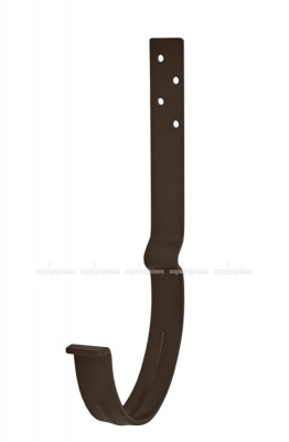 Крюк крепления желоба длинный 90/125 цв.серо-коричневый RR32, Aquasystem
