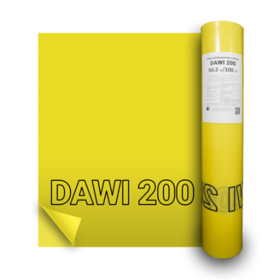 Универсальная пароизоляция из полиэтилена DAWI 200 2*50 (рул.=100м2)